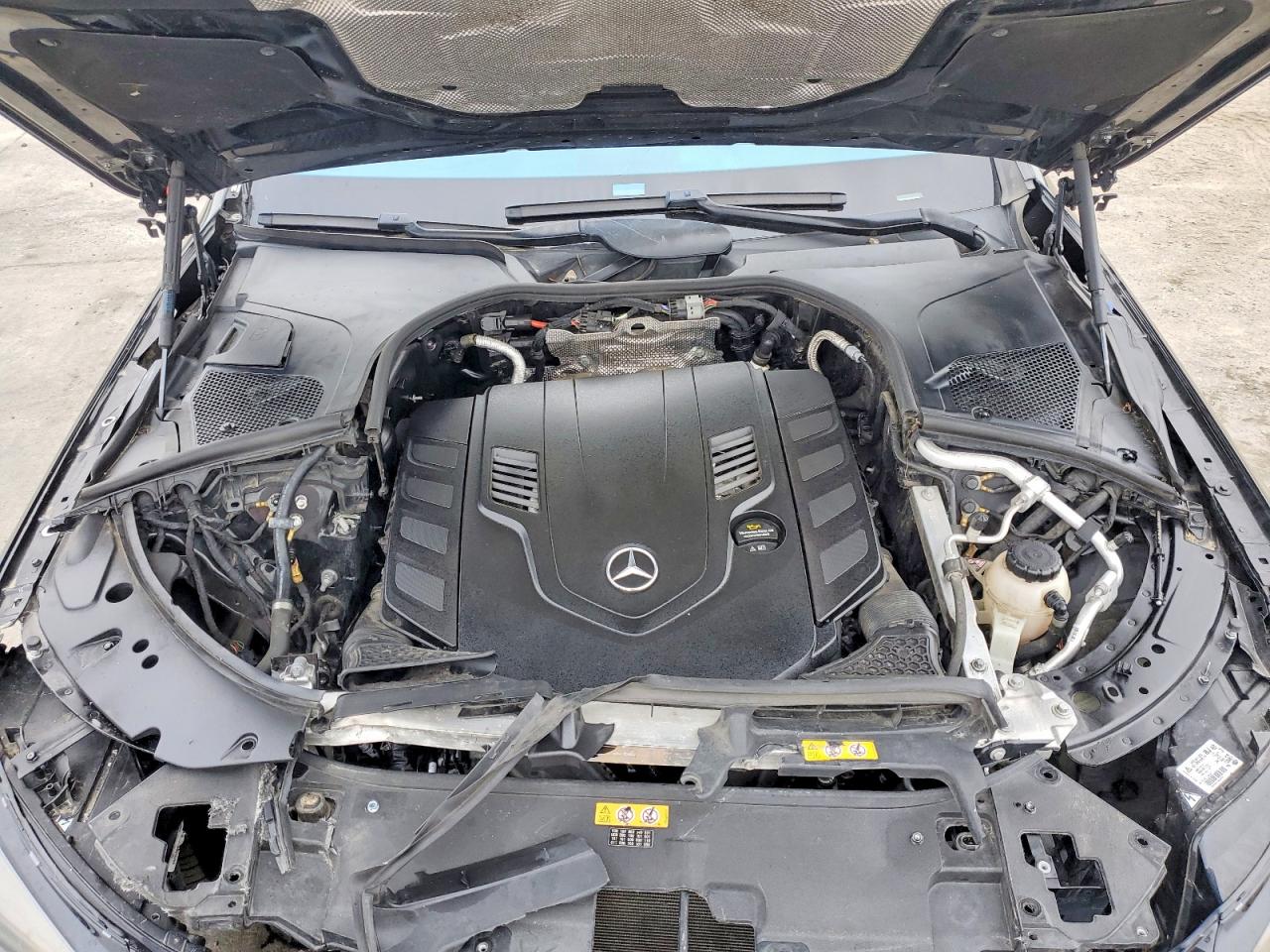 2021 Mercedes-benz S 580 4matic Черный vin: W1K6G7GB1MA035044