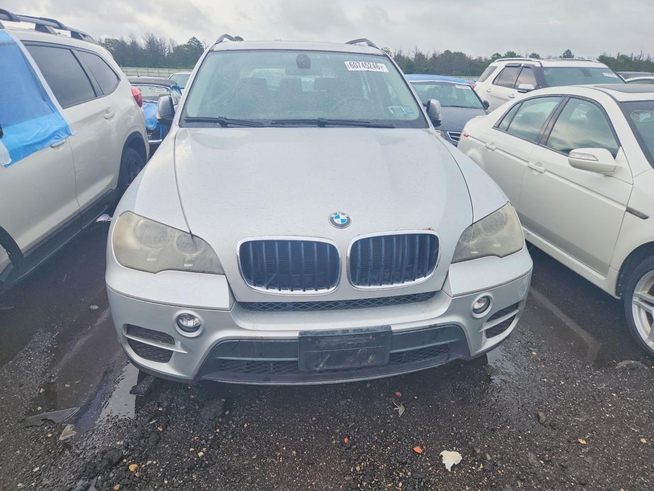 2012 Bmw X5 Xdrive35i Silver vin: 5UXZV4C5XCL748831