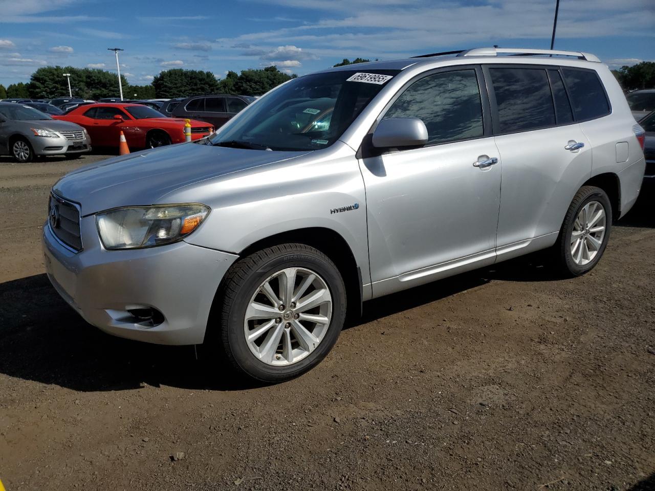 2010 Toyota Highlander Hybrid Серебряный vin: JTEBW3EH9A2046130