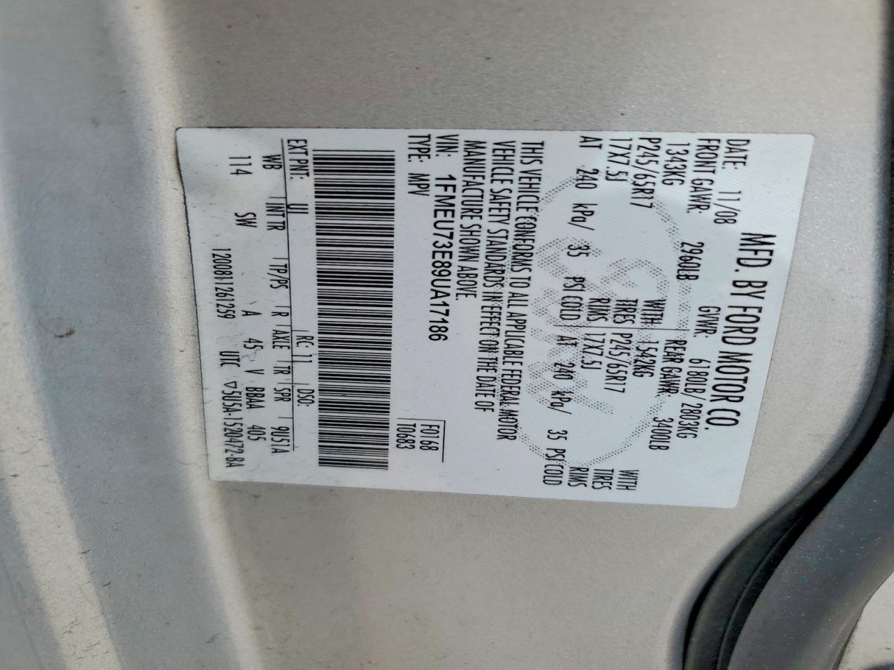 2009 Ford Explorer Xlt Silver vin: 1FMEU73E89UA17186