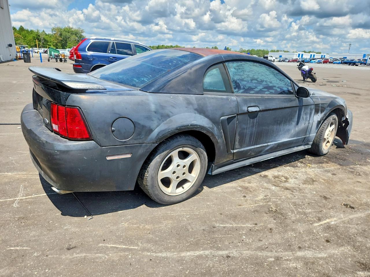 2003 Ford Mustang Black vin: 1FAFP40463F364673