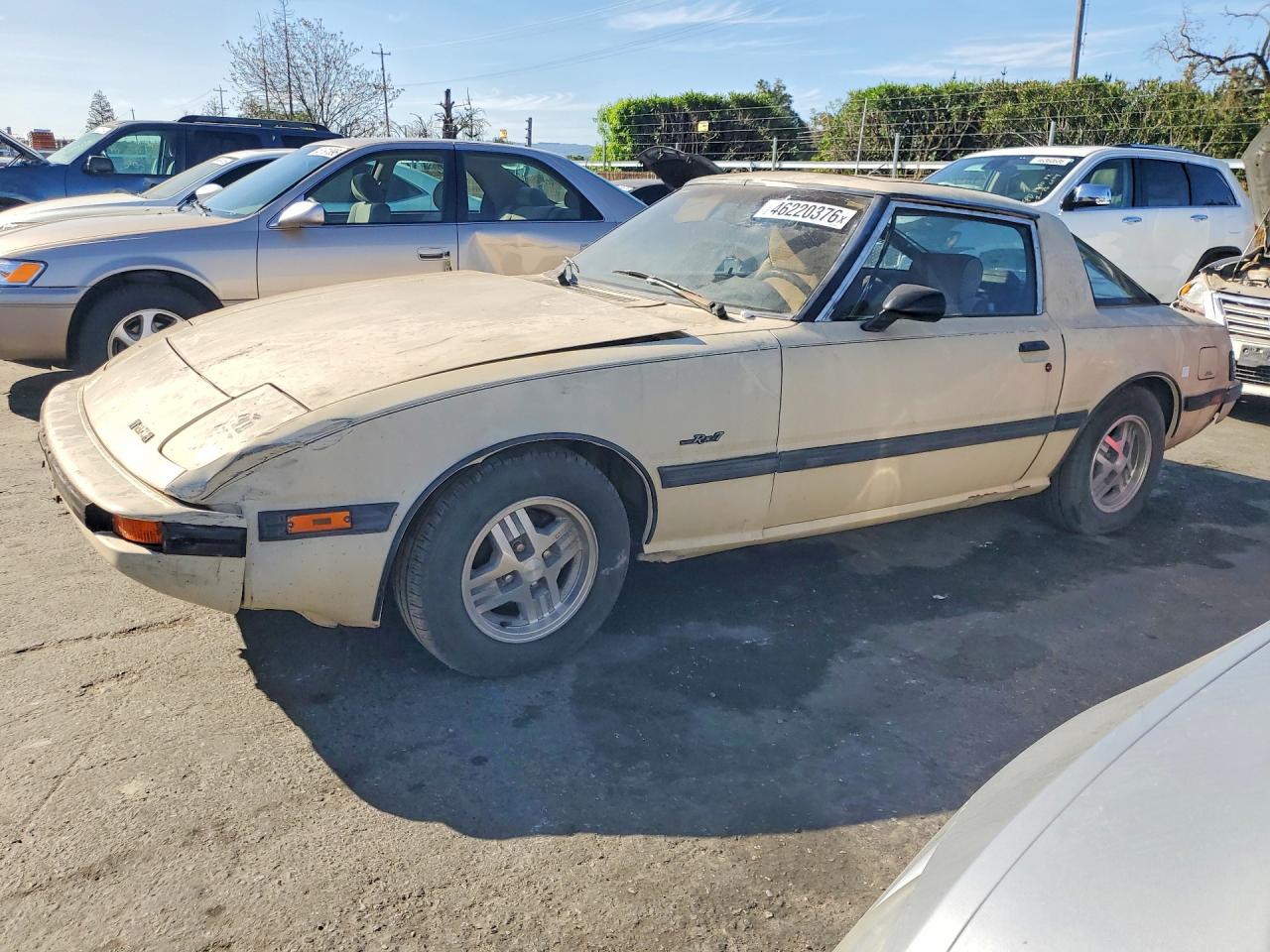 1985 Mazda Rx7 12a Cream vin: JM1FB3313F0886835