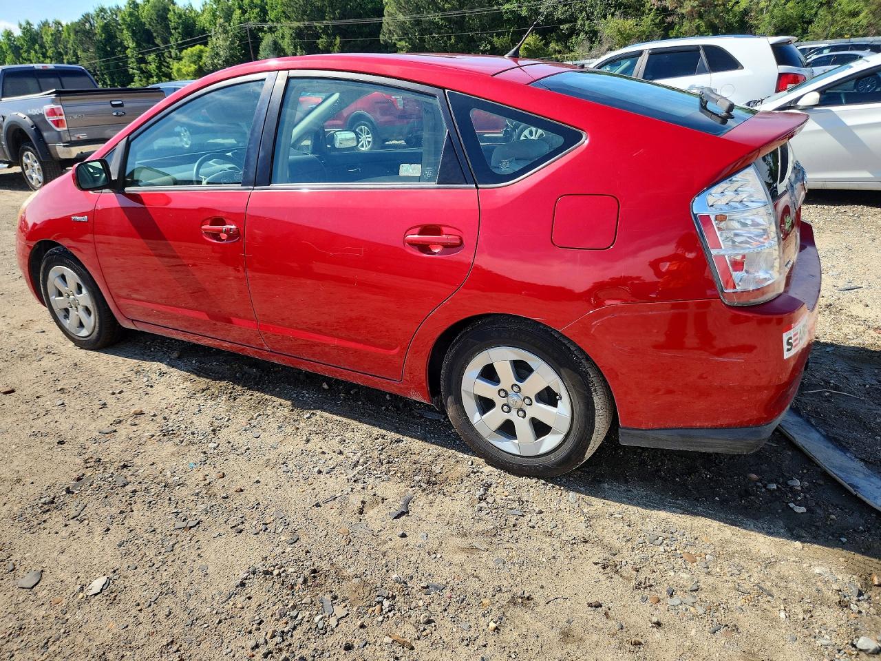 2008 Toyota Prius Red vin: JTDKB20U683348168