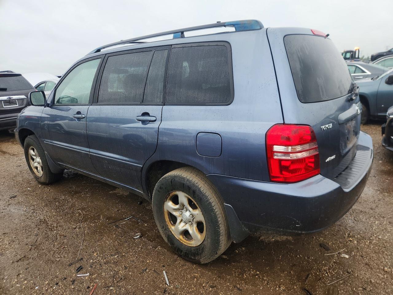 2001 Toyota Highlander Base Blue vin: JTEHD21A510001667