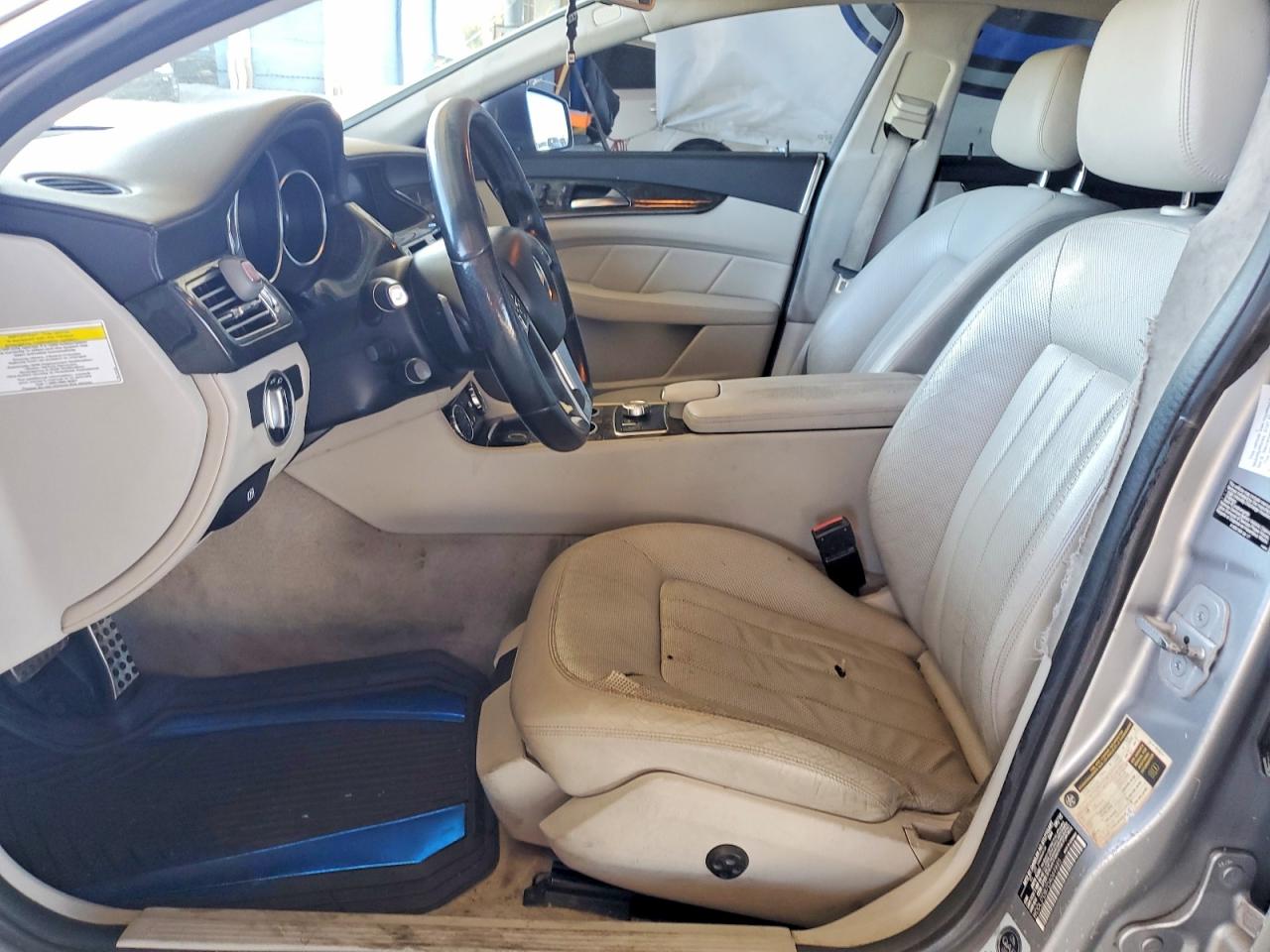 2013 Mercedes-benz Cls 550 Silver vin: WDDLJ7DB7DA069885