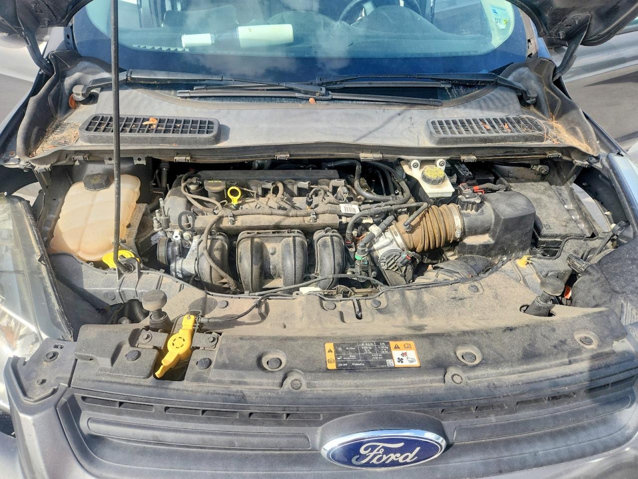 2014 Ford Escape S Gray vin: 1FMCU0F72EUD22205