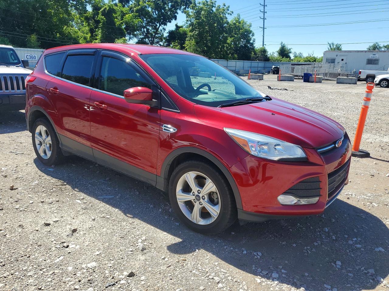 2014 Ford Escape Se Red vin: 1FMCU0GX8EUB98147