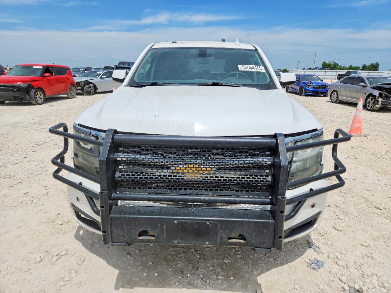 2015 Chevrolet Tahoe K1500 White vin: 1GNSK4EC6FR623650