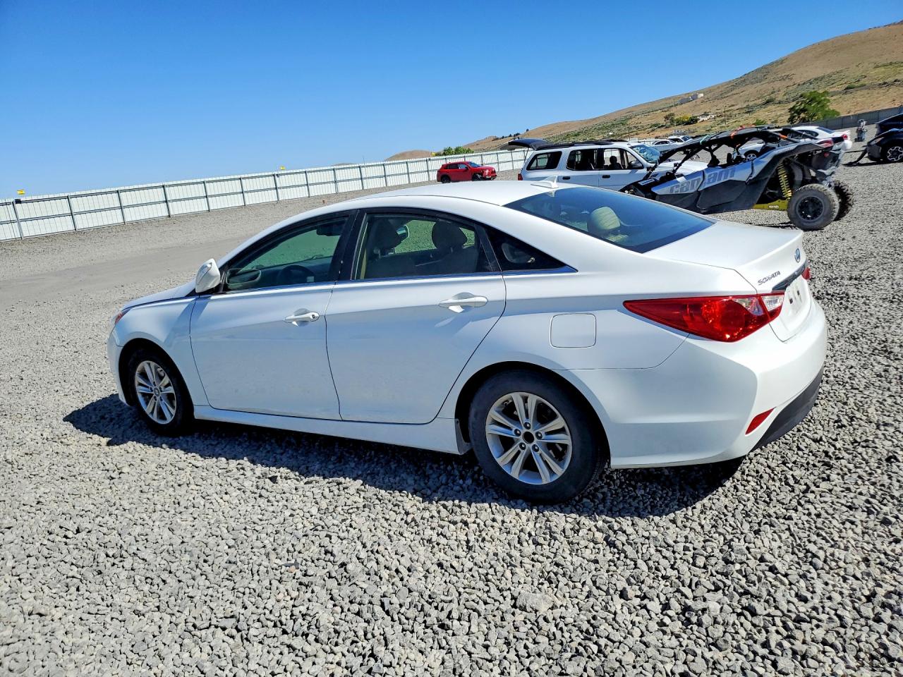 2014 Hyundai Sonata Gls White vin: 5NPEB4AC2EH914924