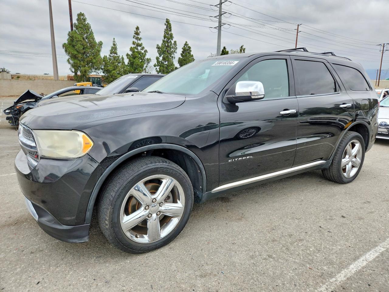 2012 Dodge Durango Citadel Black vin: 1C4RDHEG4CC257908