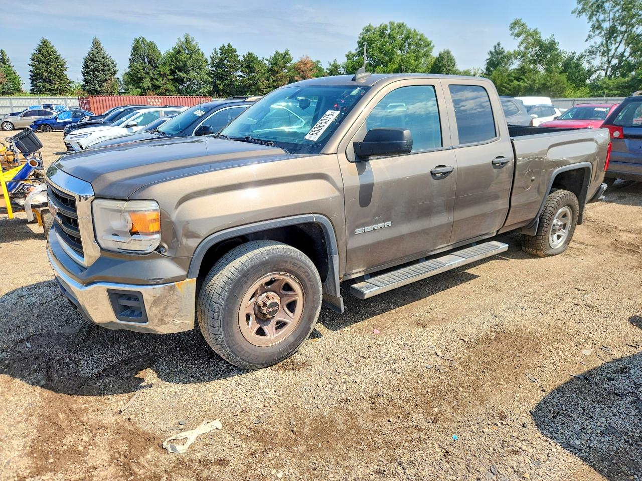 2015 Gmc Sierra K1500 Brown vin: 1GTV2TEC6FZ216301