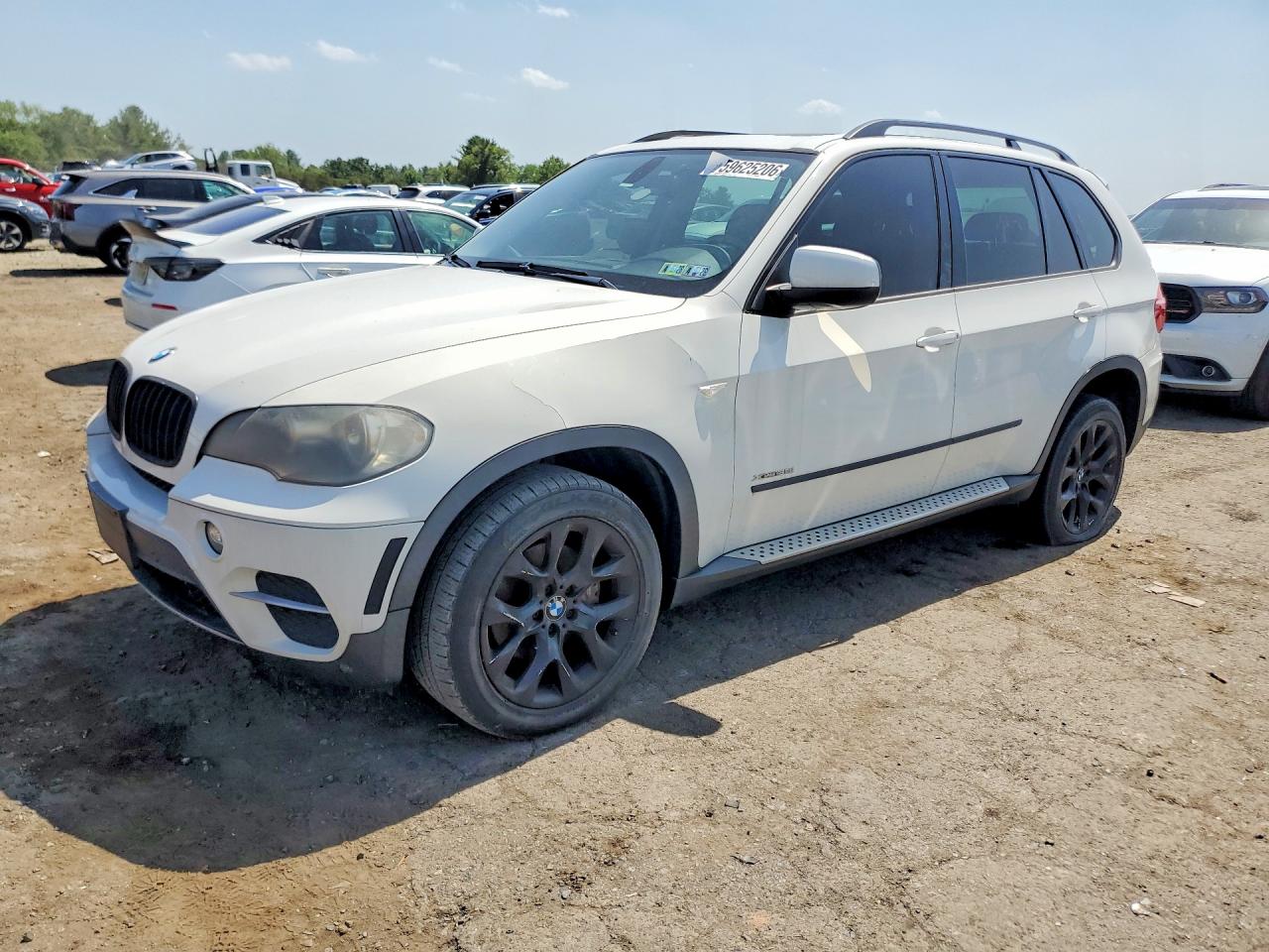 2011 Bmw X5 Xdrive35i White vin: 5UXZV4C56BLL58081