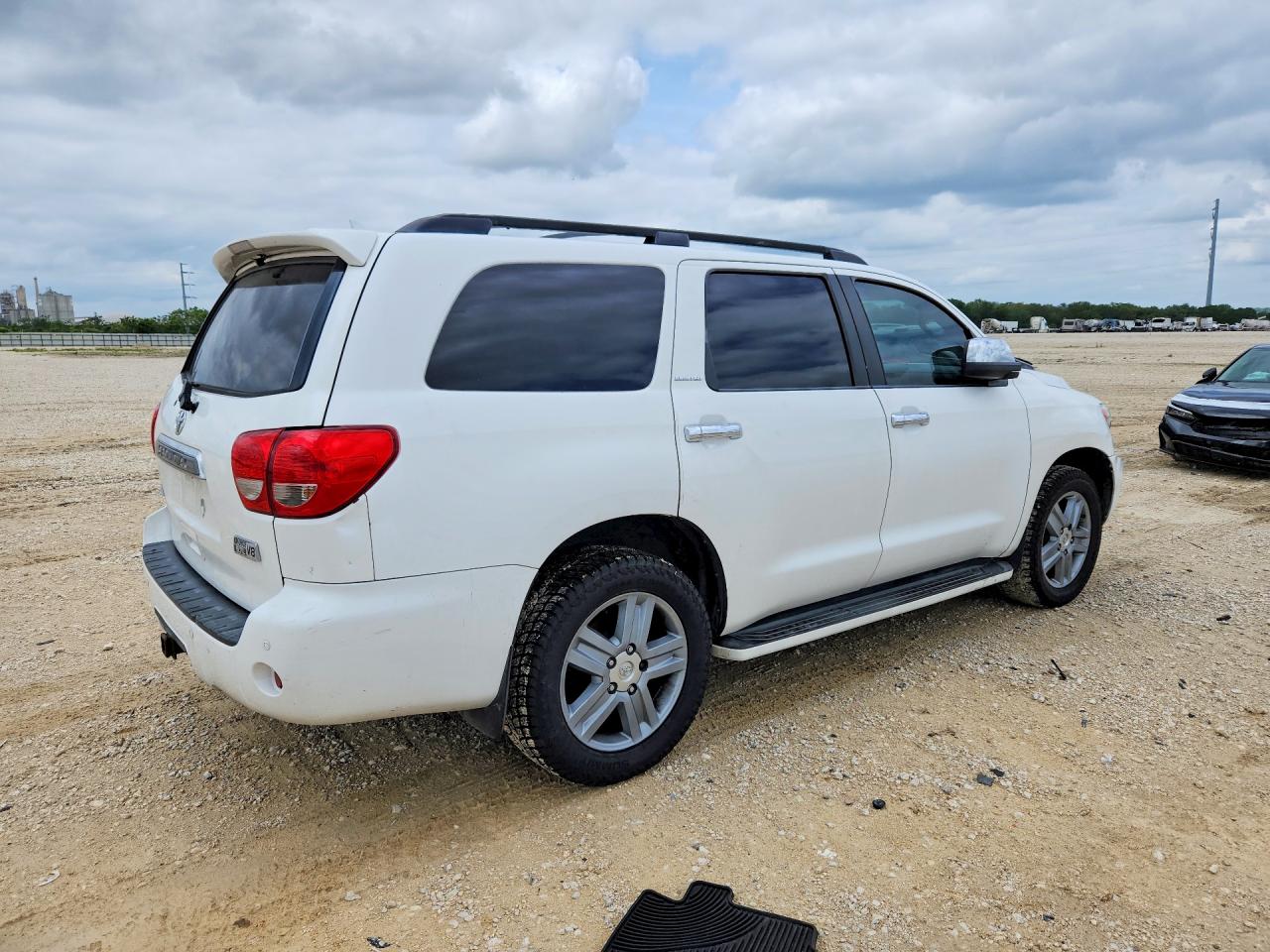 2008 Toyota Sequoia Limited Белый vin: 5TDZY68A18S012974