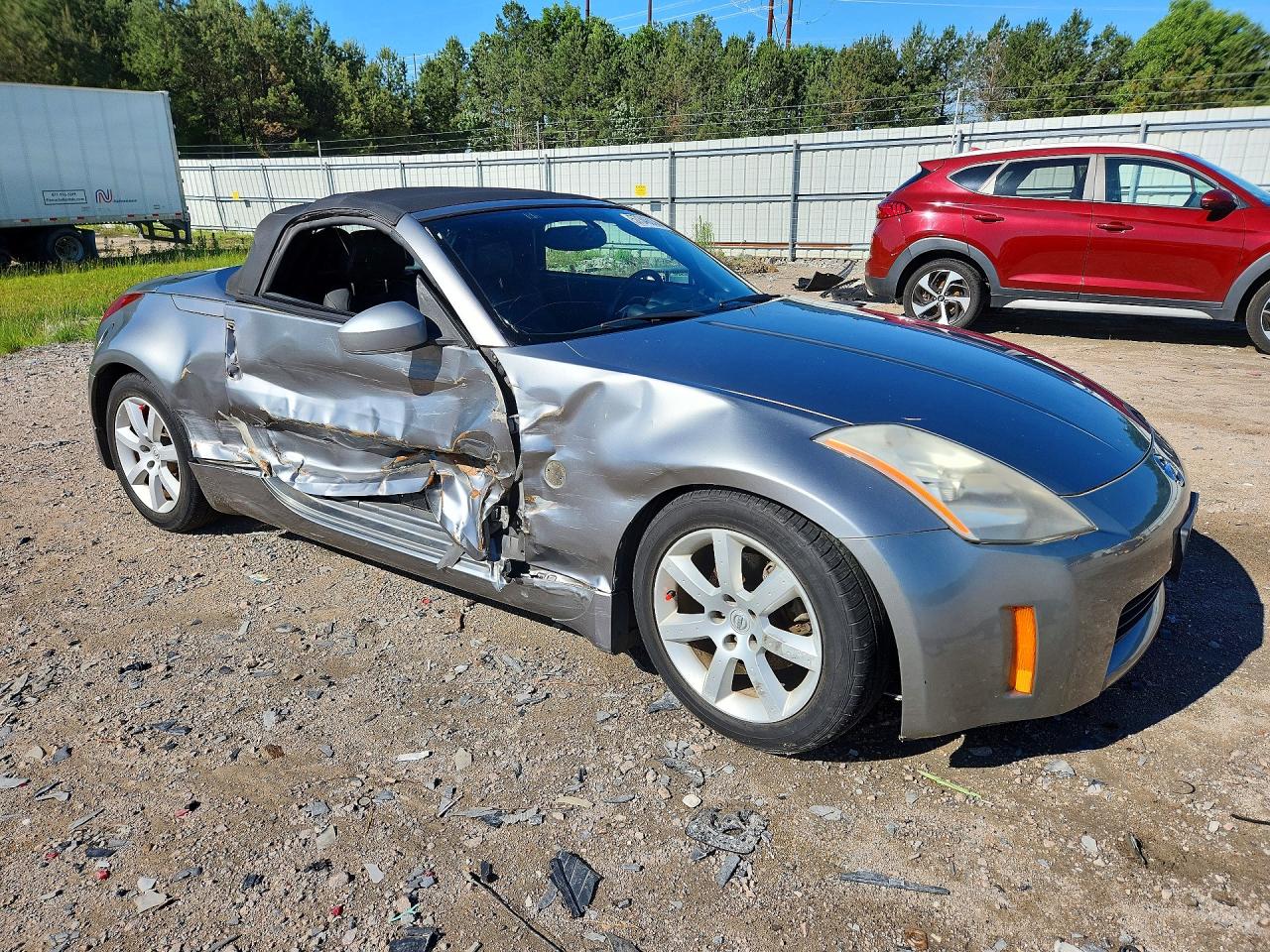 2004 Nissan 350z Roadster Серебряный vin: JN1AZ36A94T010609