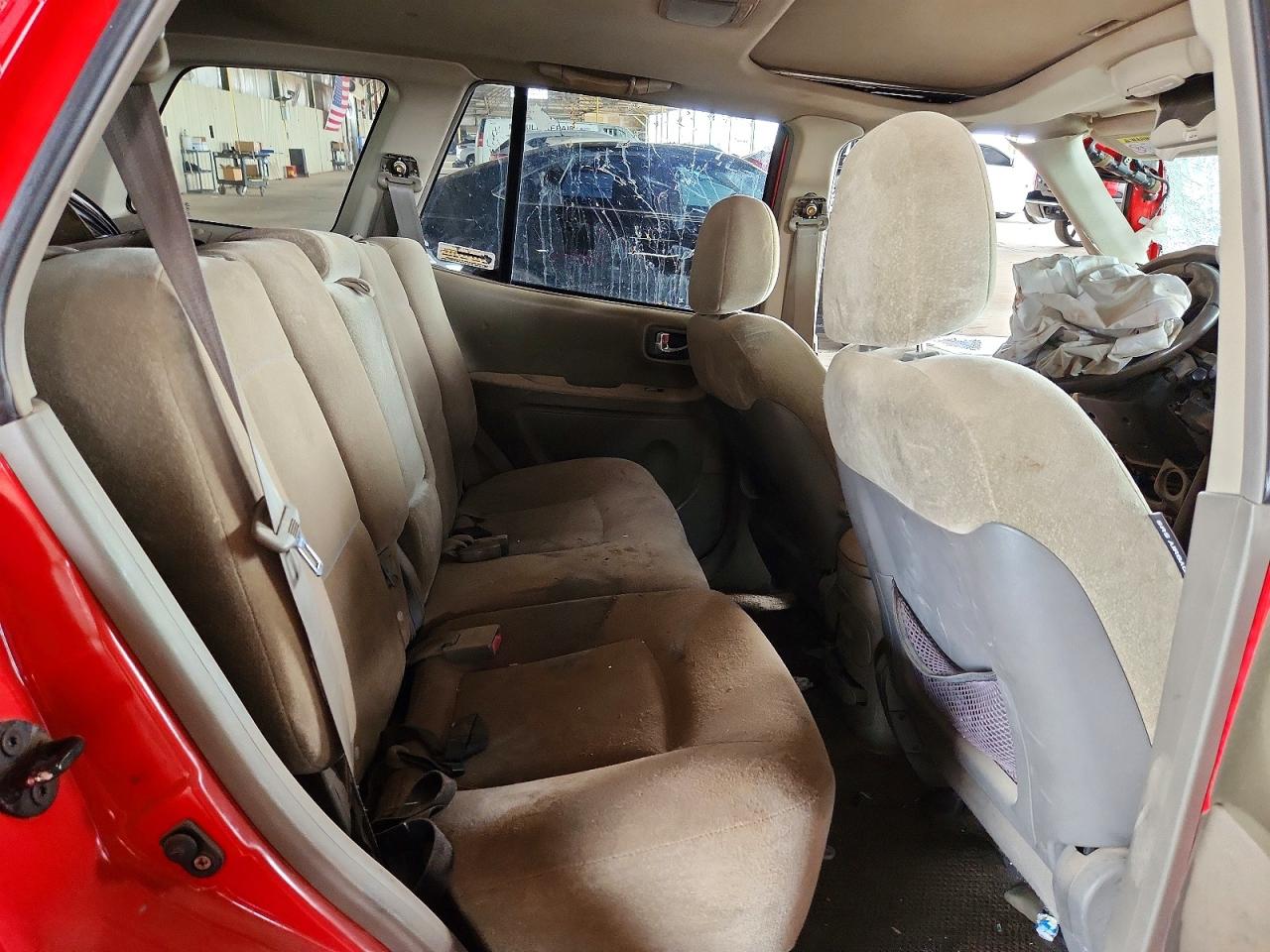2004 Hyundai Santa Fe Gls Red vin: KM8SC13D94U855164