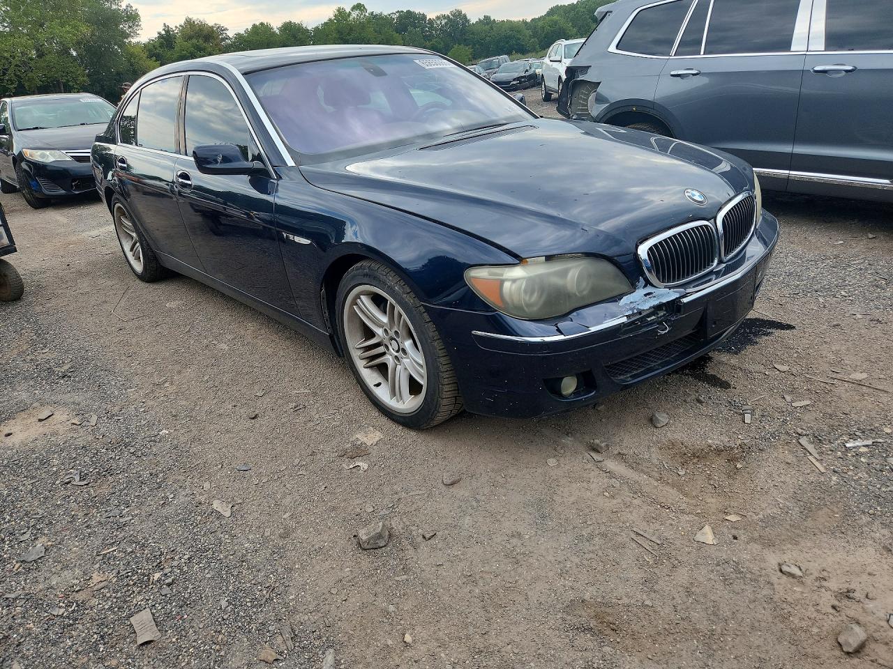 2006 Bmw 760 Li Blue vin: WBAHN03526DD98258