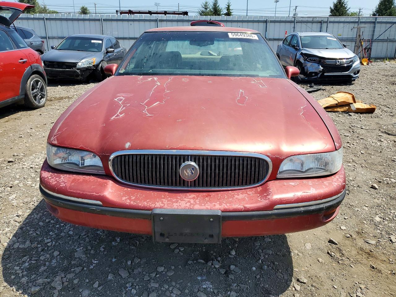 1997 Buick Lesabre Custom Maroon vin: 1G4HP52K6VH482696