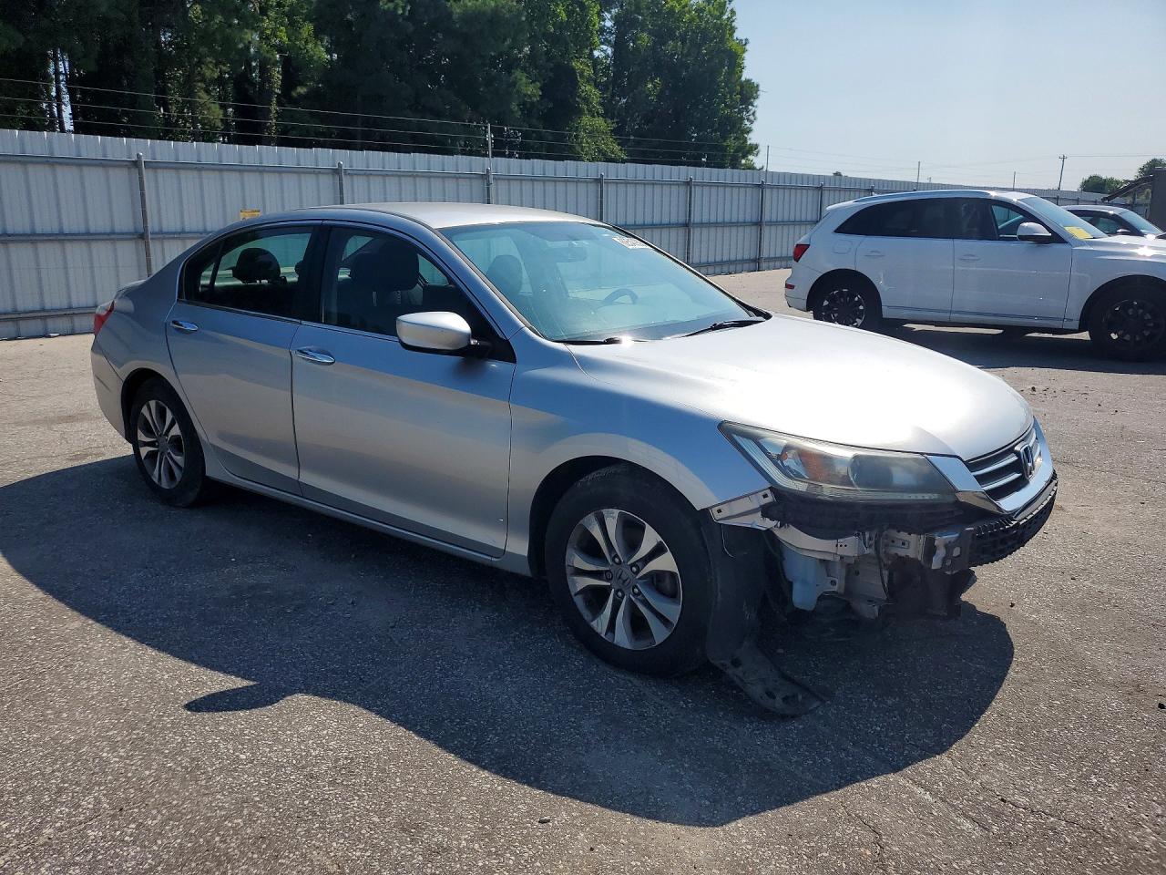 2014 Honda Accord Lx Silver vin: 1HGCR2F36EA247008