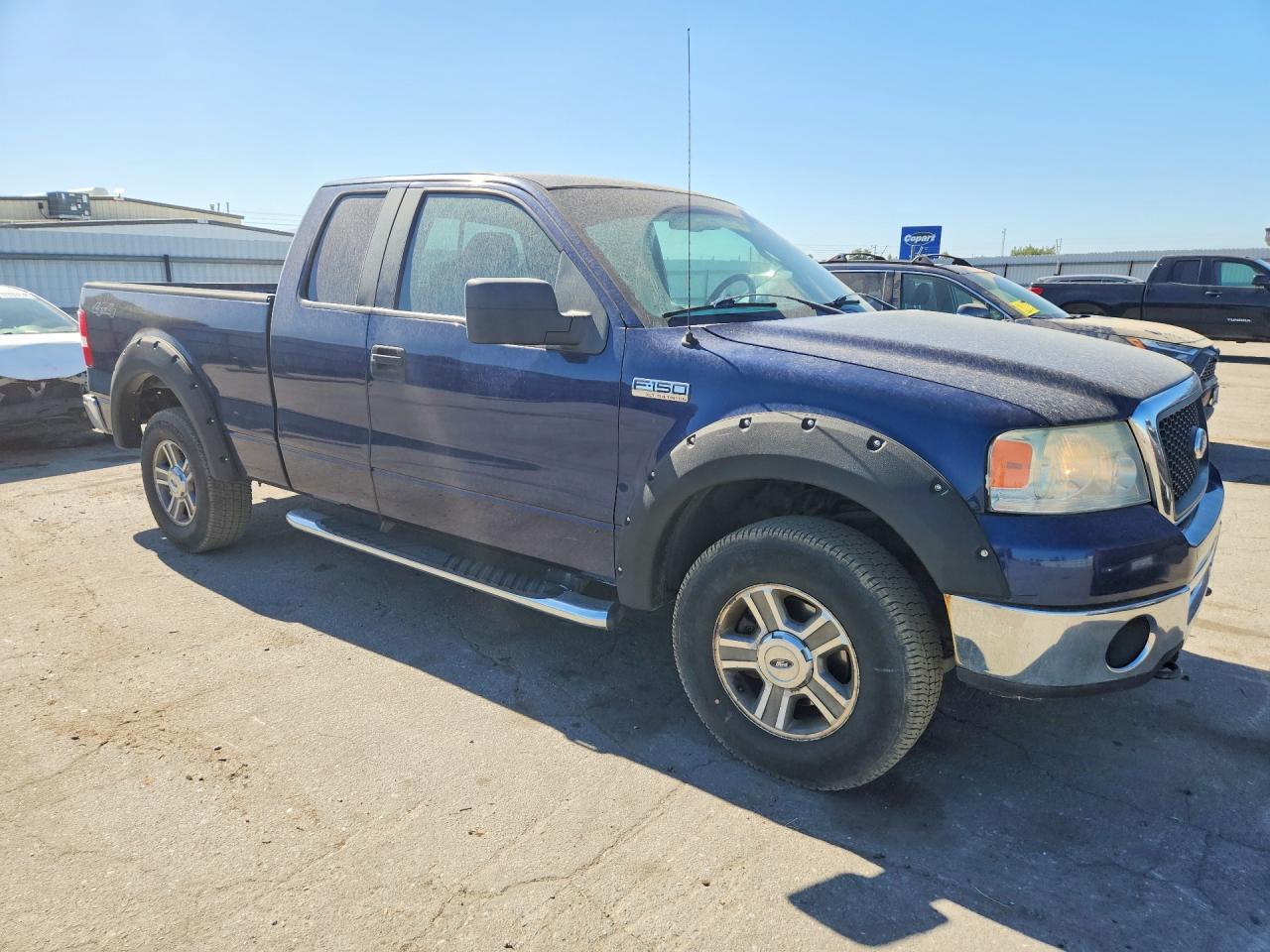 2007 Ford F150 Blue vin: 1FTPX14537NA04479