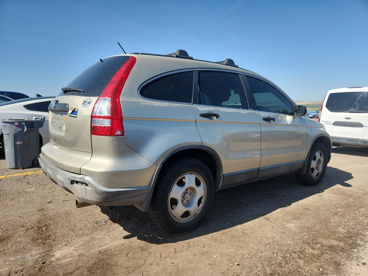 2007 Honda Cr-v Lx Gold vin: JHLRE383X7C081173