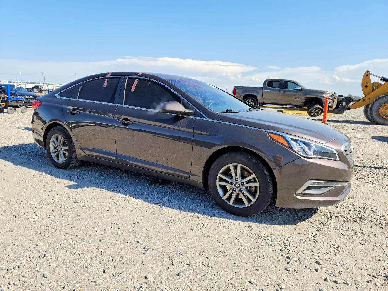 2015 Hyundai Sonata Se Brown vin: 5NPE24AF7FH164786