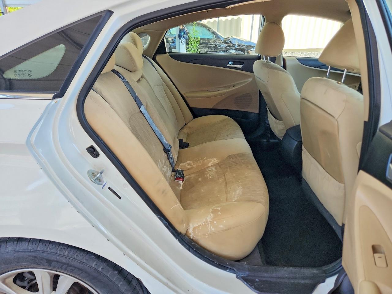 2013 Hyundai Sonata Gls White vin: 5NPEB4AC9DH623920
