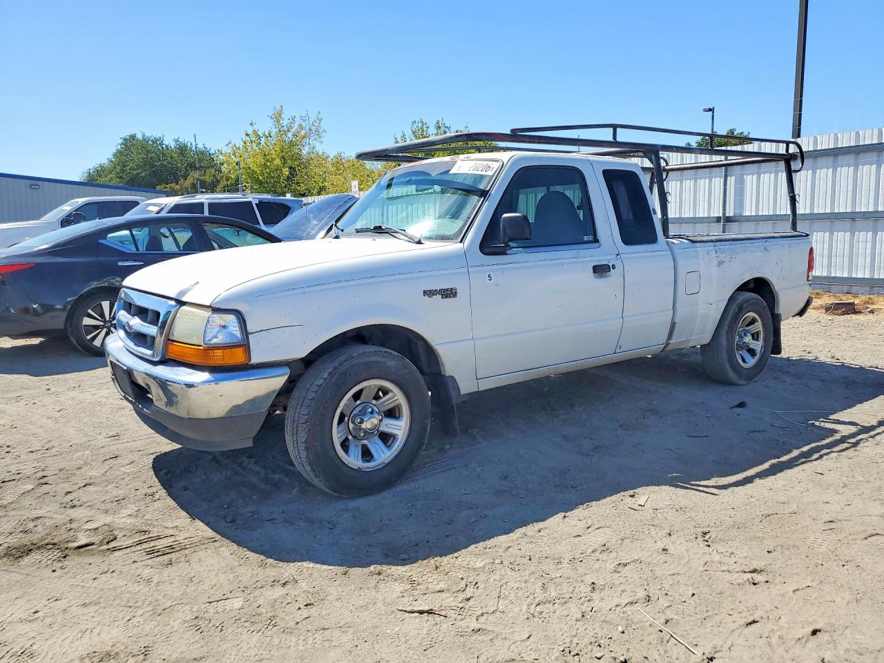 2000 Ford Ranger Super Cab White vin: 1FTYR14V4YPA04897