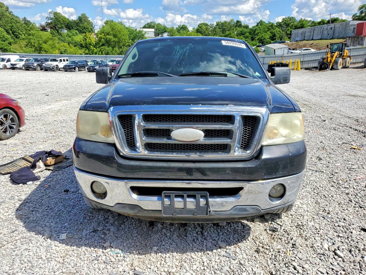 2008 Ford F150 Black vin: 1FTPX12V98FB91001