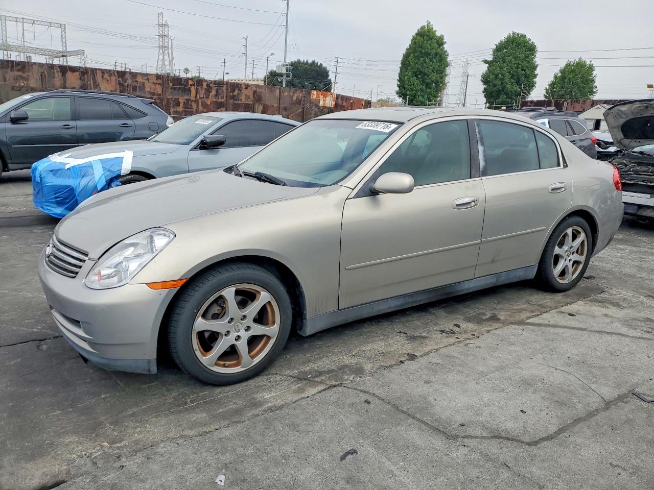 2004 Infiniti G35 Base Серый vin: JNKCV51E94M108118