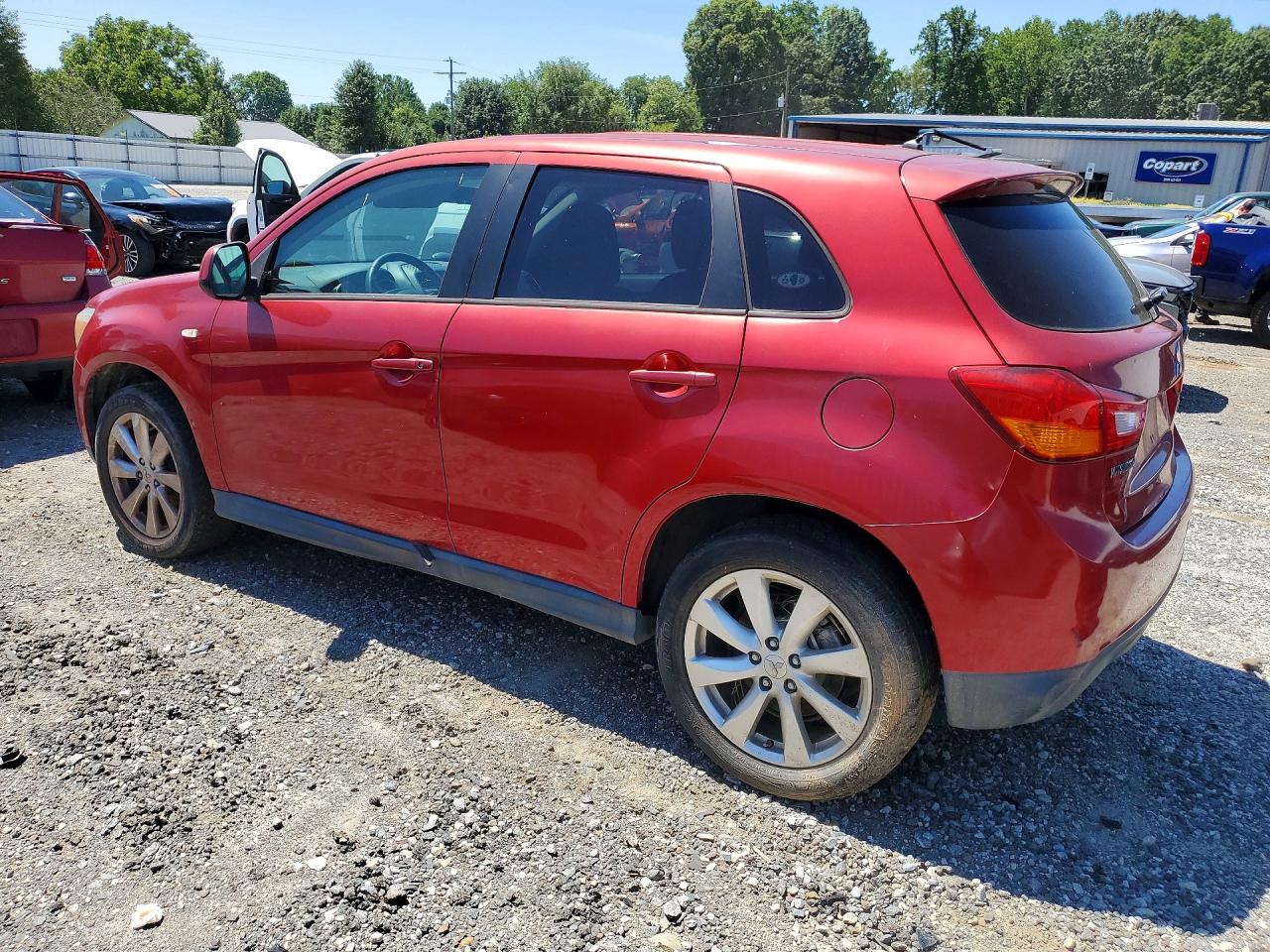 2015 Mitsubishi Outlander Sport Es Red vin: 4A4AP3AU2FE044783