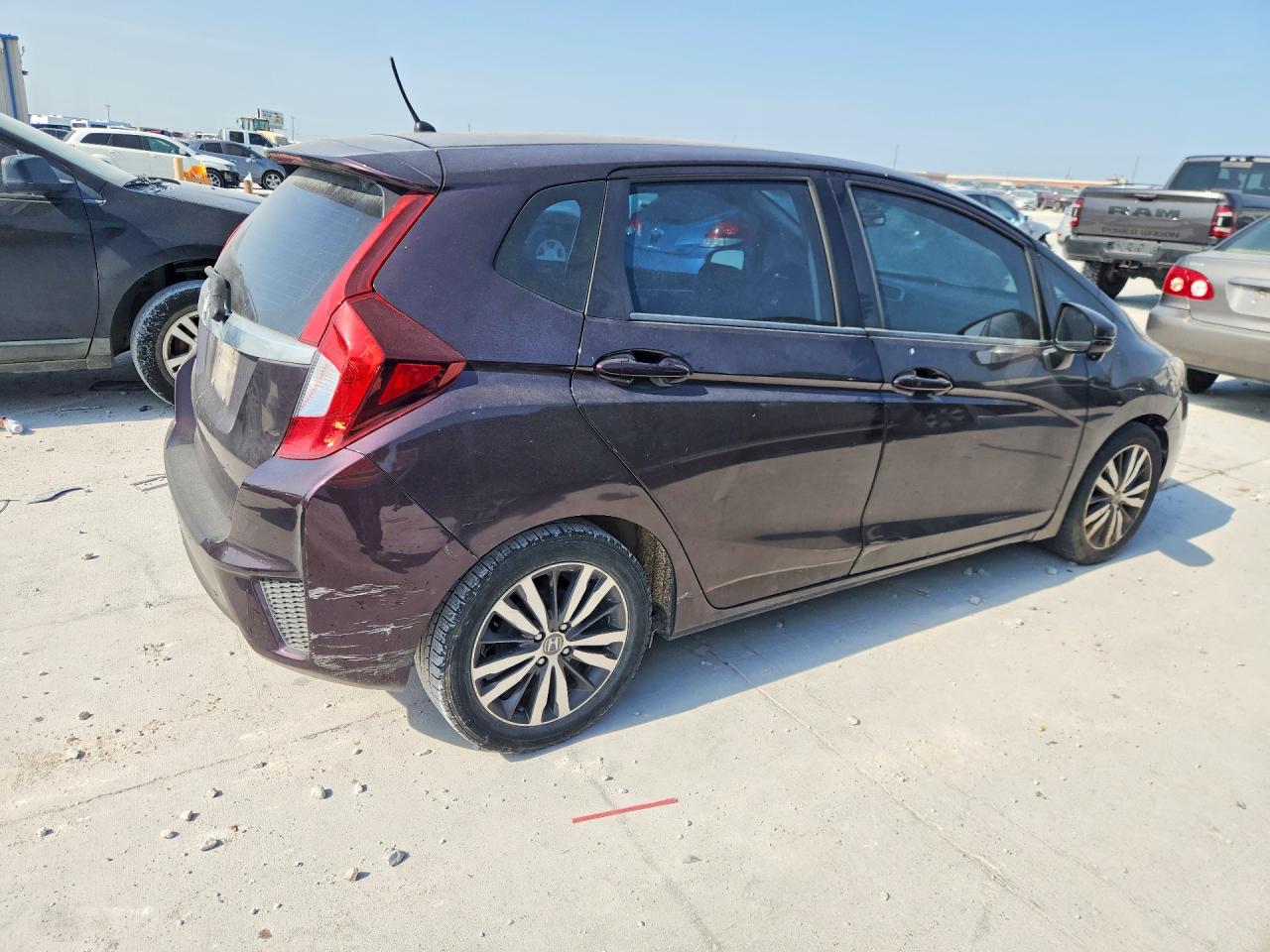 2015 Honda Fit Ex Purple vin: 3HGGK5H81FM761885