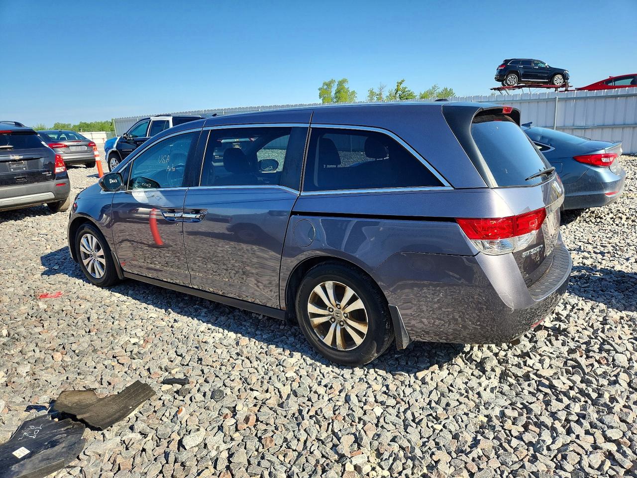 2014 Honda Odyssey Exl Gray vin: 5FNRL5H62EB075280