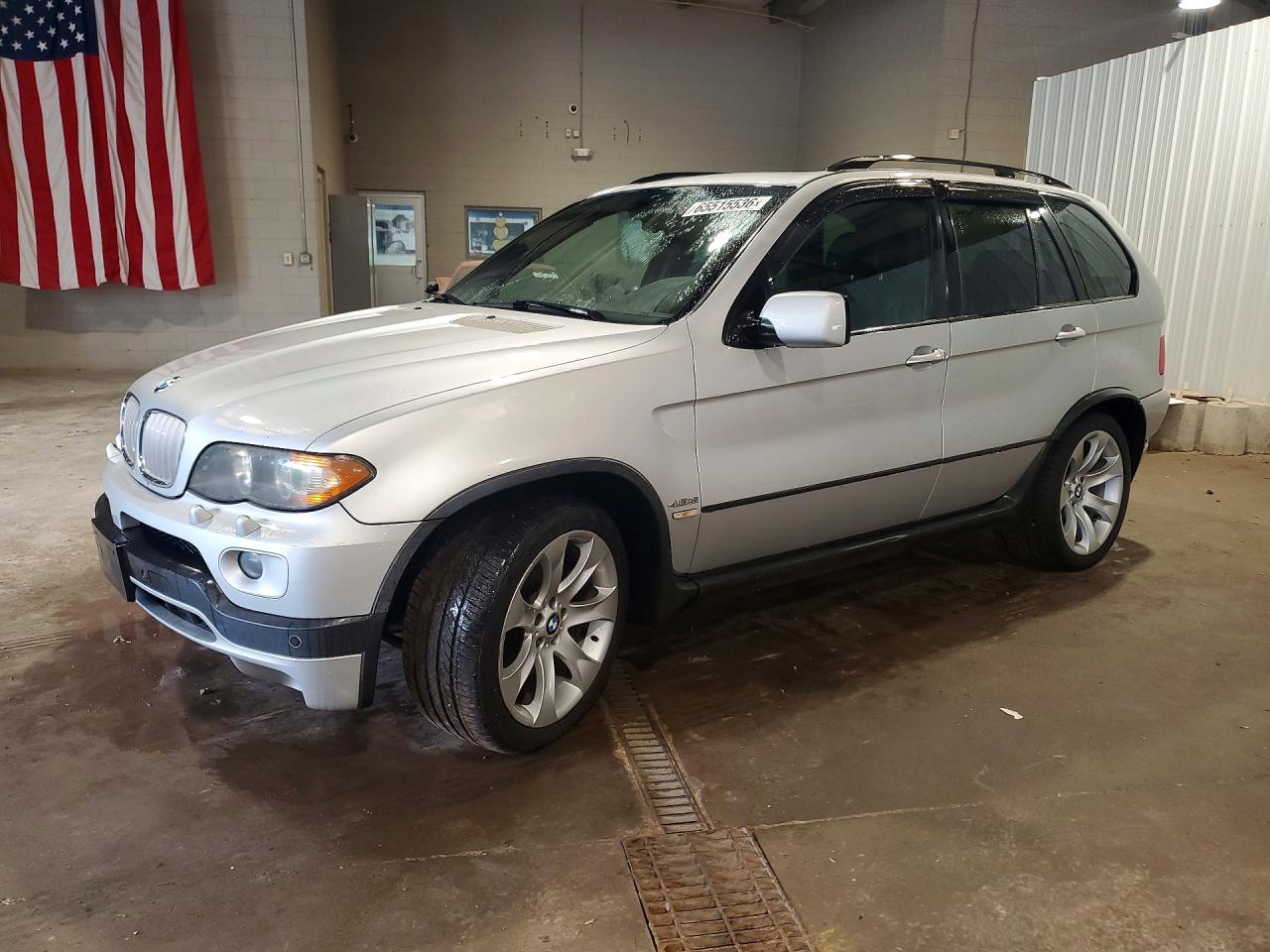 2006 Bmw X5 4.8is Silver vin: 5UXFA93506LE83792