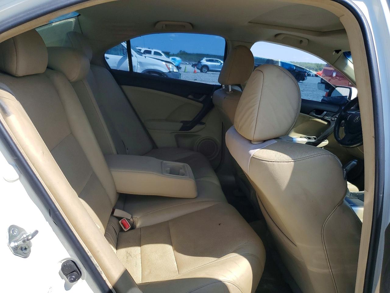 2009 Acura Tsx White vin: JH4CU26669C026184