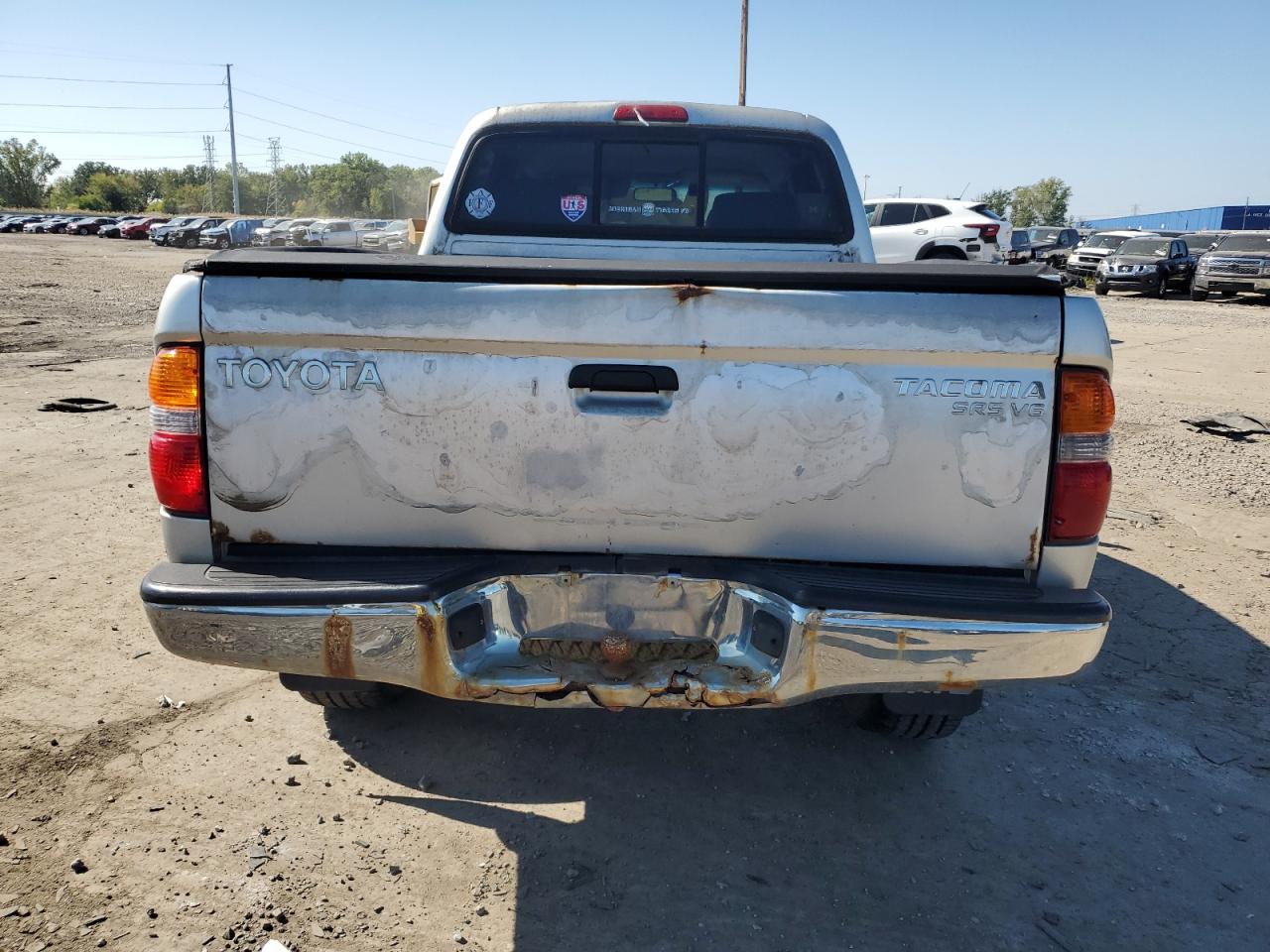 2004 Toyota Tacoma Double Cab Желто-коричневый vin: 5TEHN72N34Z442850