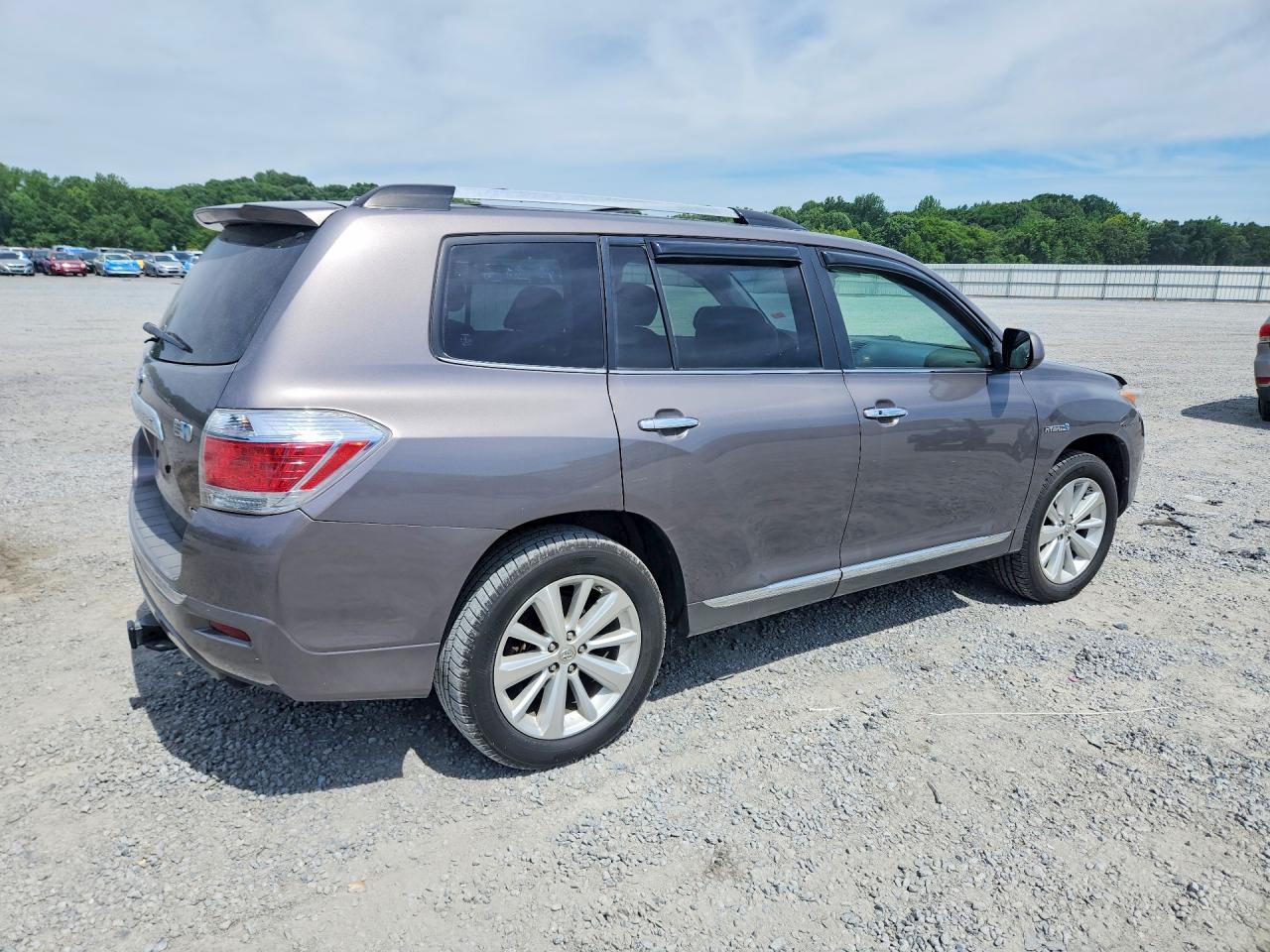 2012 Toyota Highlander Hybrid Limited Gray vin: JTEDC3EH8C2008019