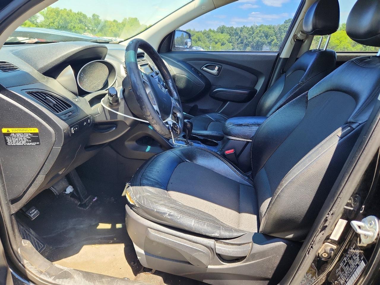 2012 Hyundai Tucson Gls Black vin: KM8JU3AC0CU344729