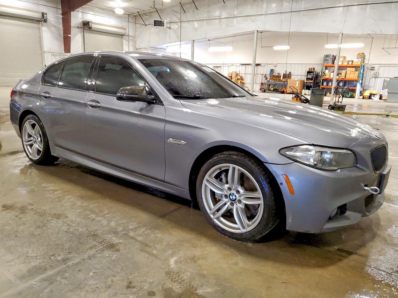 2014 Bmw 550 Xi Silver vin: WBAKP9C53ED693448