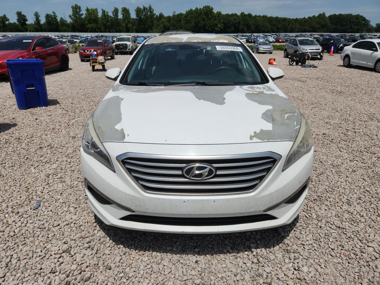 2015 Hyundai Sonata Se White vin: 5NPE24AF3FH034357