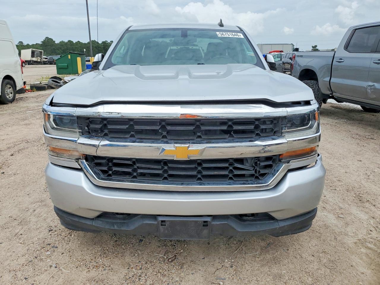 2018 Chevrolet Silverado K1500 Lt Silver vin: 1GCVKREH6JZ287747