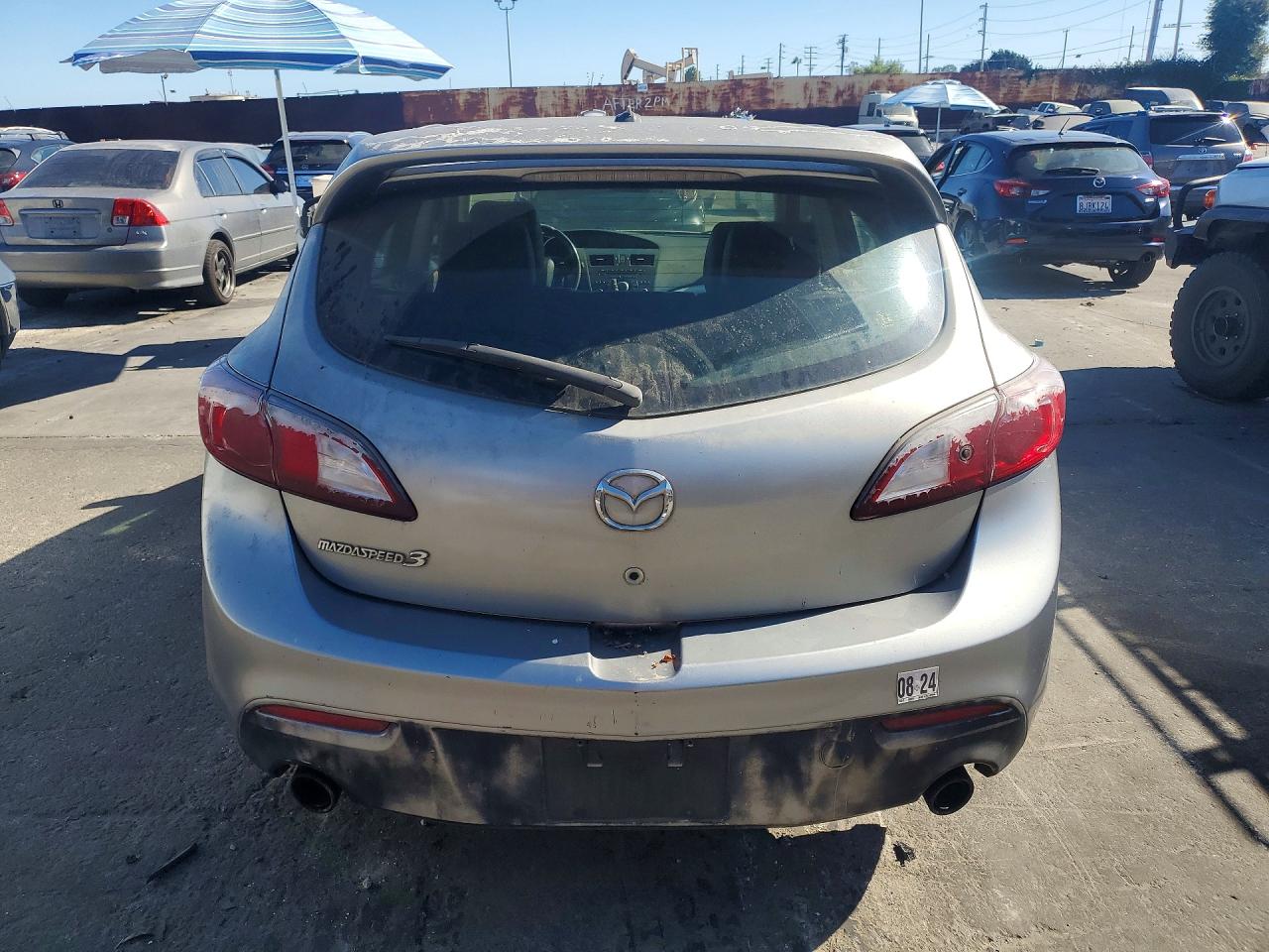 2012 Mazda Speed 3 Silver vin: JM1BL1L36C1628896