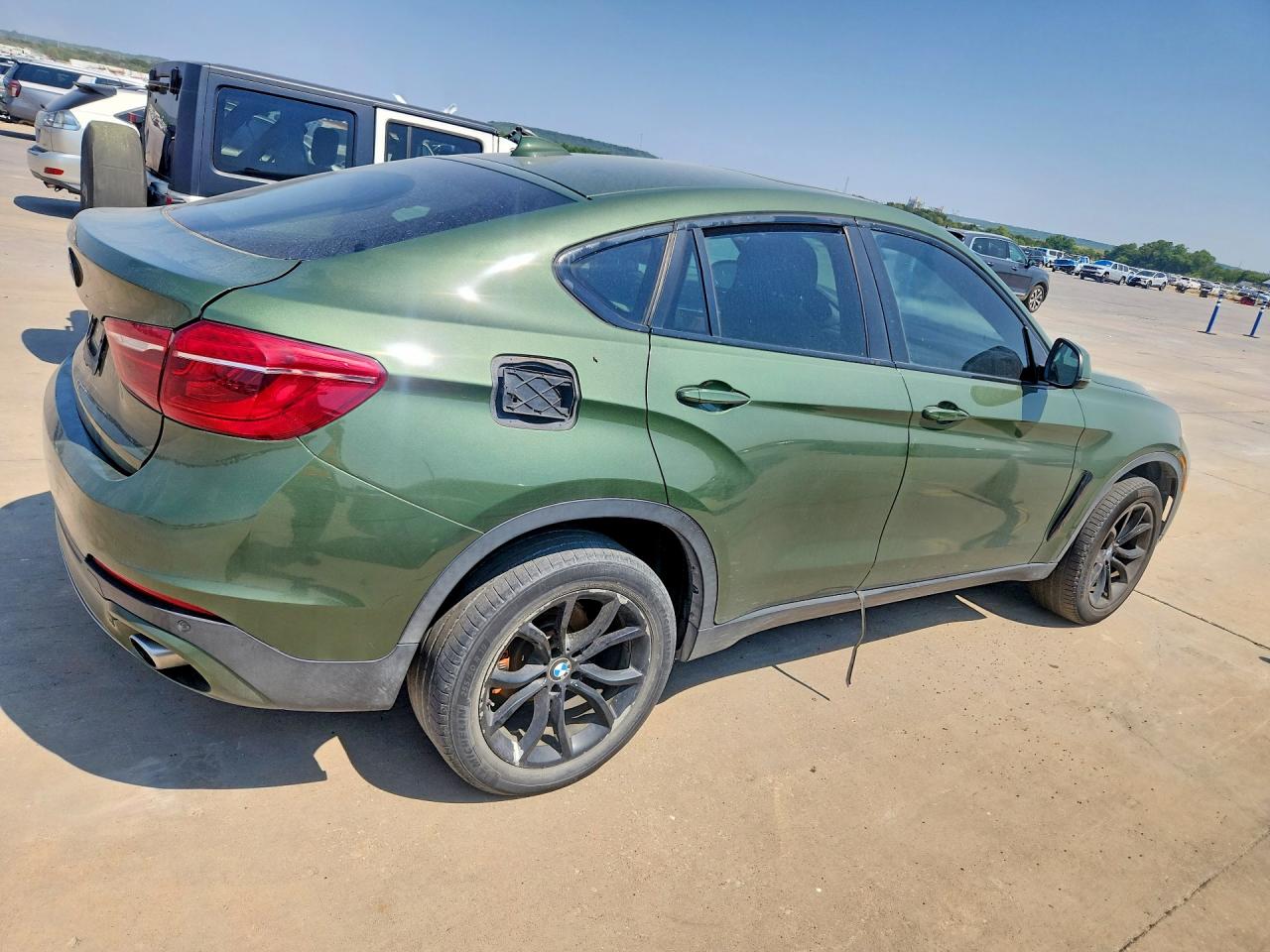 2015 Bmw X6 Sdrive35i Зеленый vin: 5UXKU0C54F0F91741