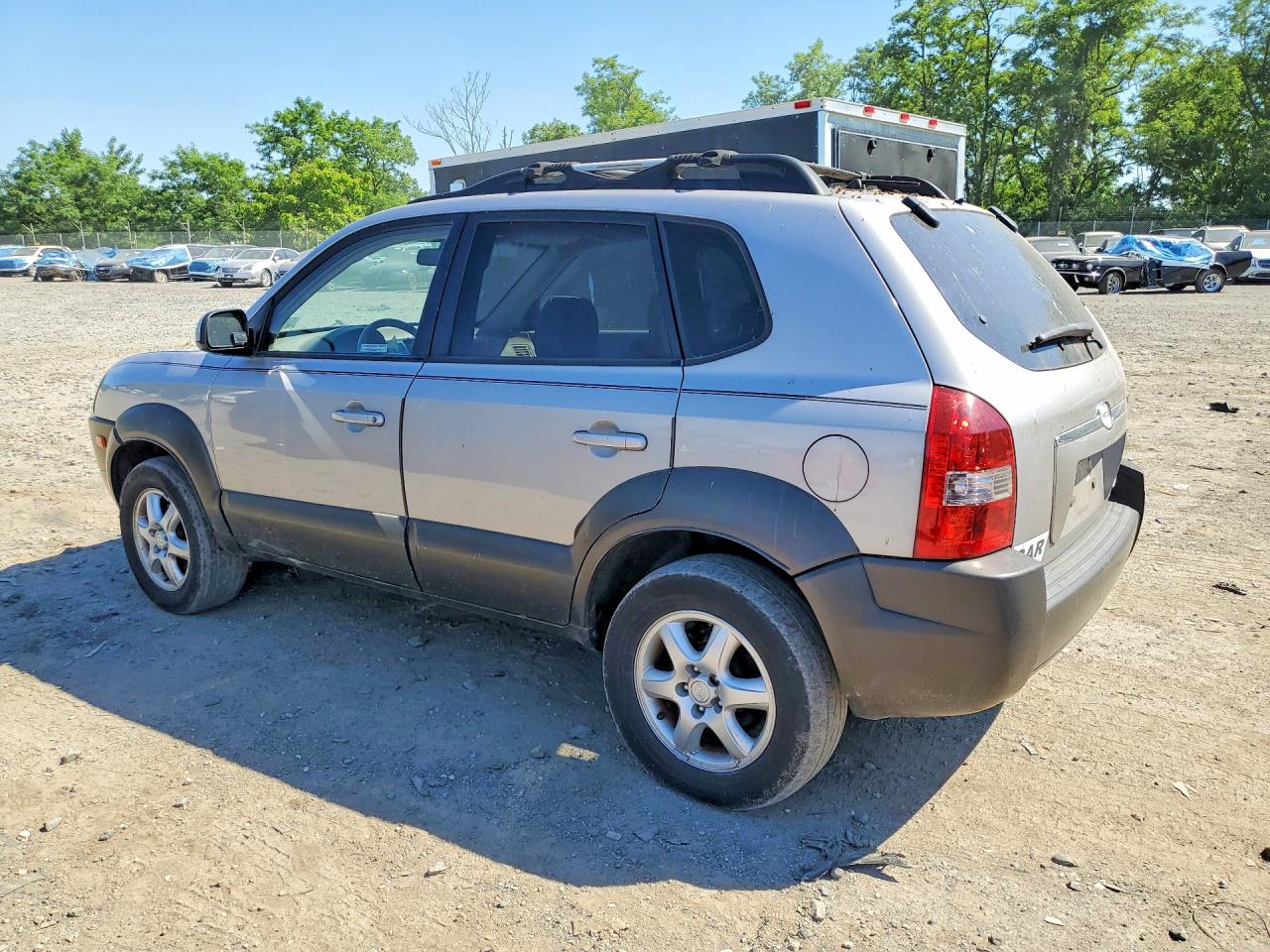 2005 Hyundai Tucson Gls Silver vin: KM8JN72D45U227542
