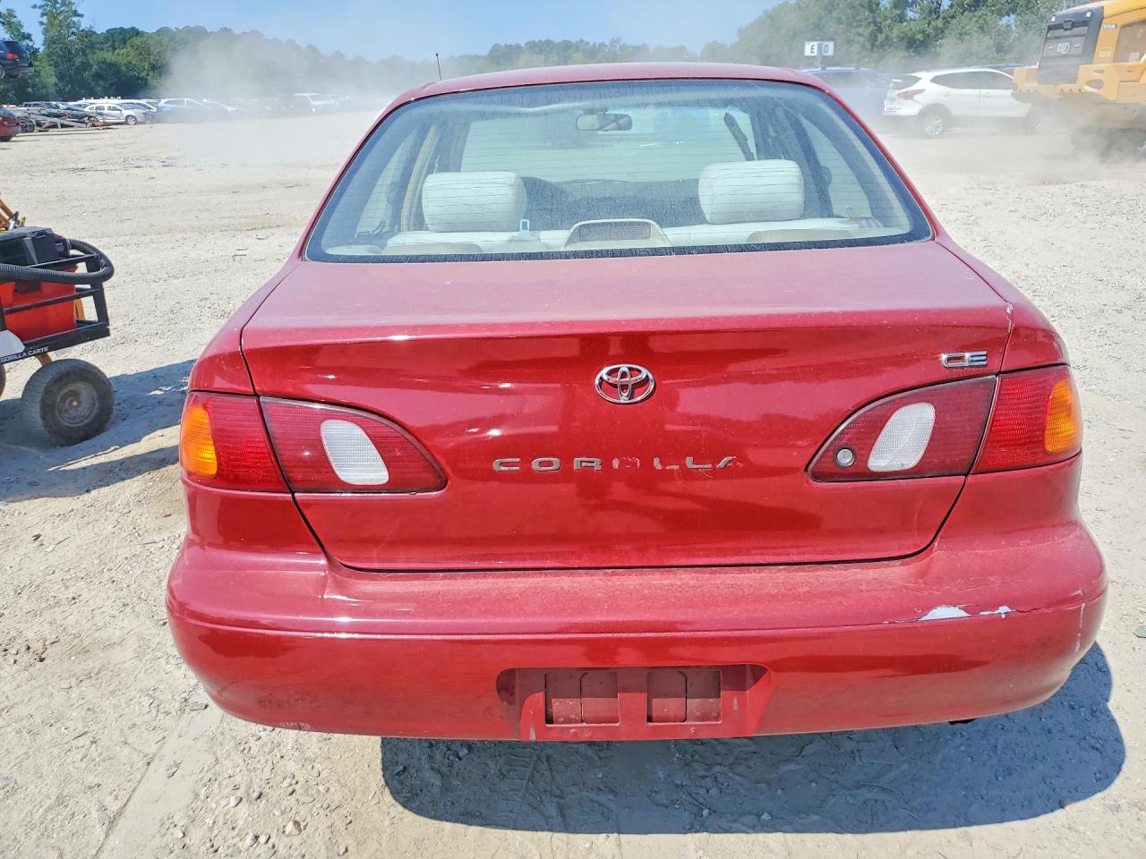1998 Toyota Corolla Ve Red vin: 2T1BR12E9WC036071