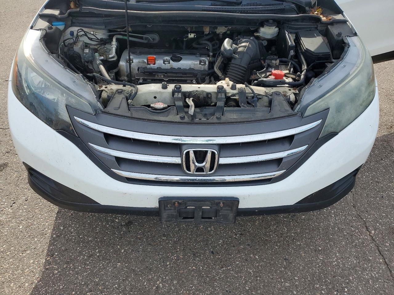 2014 Honda Cr-v Lx White vin: 5J6RM4H37EL103949