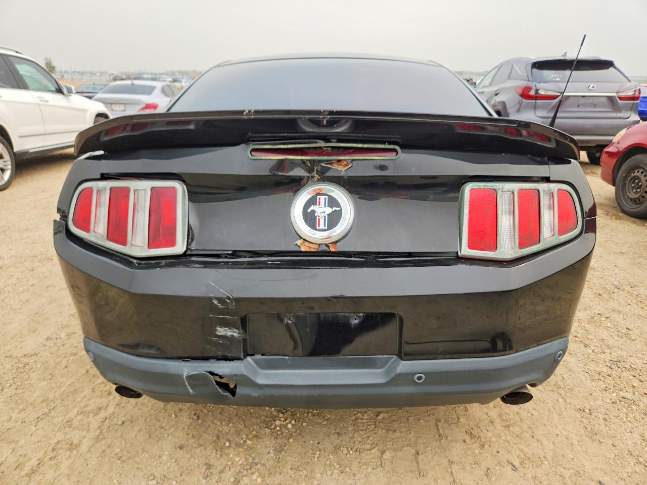 2012 Ford Mustang Black vin: 1ZVBP8AM9C5219144