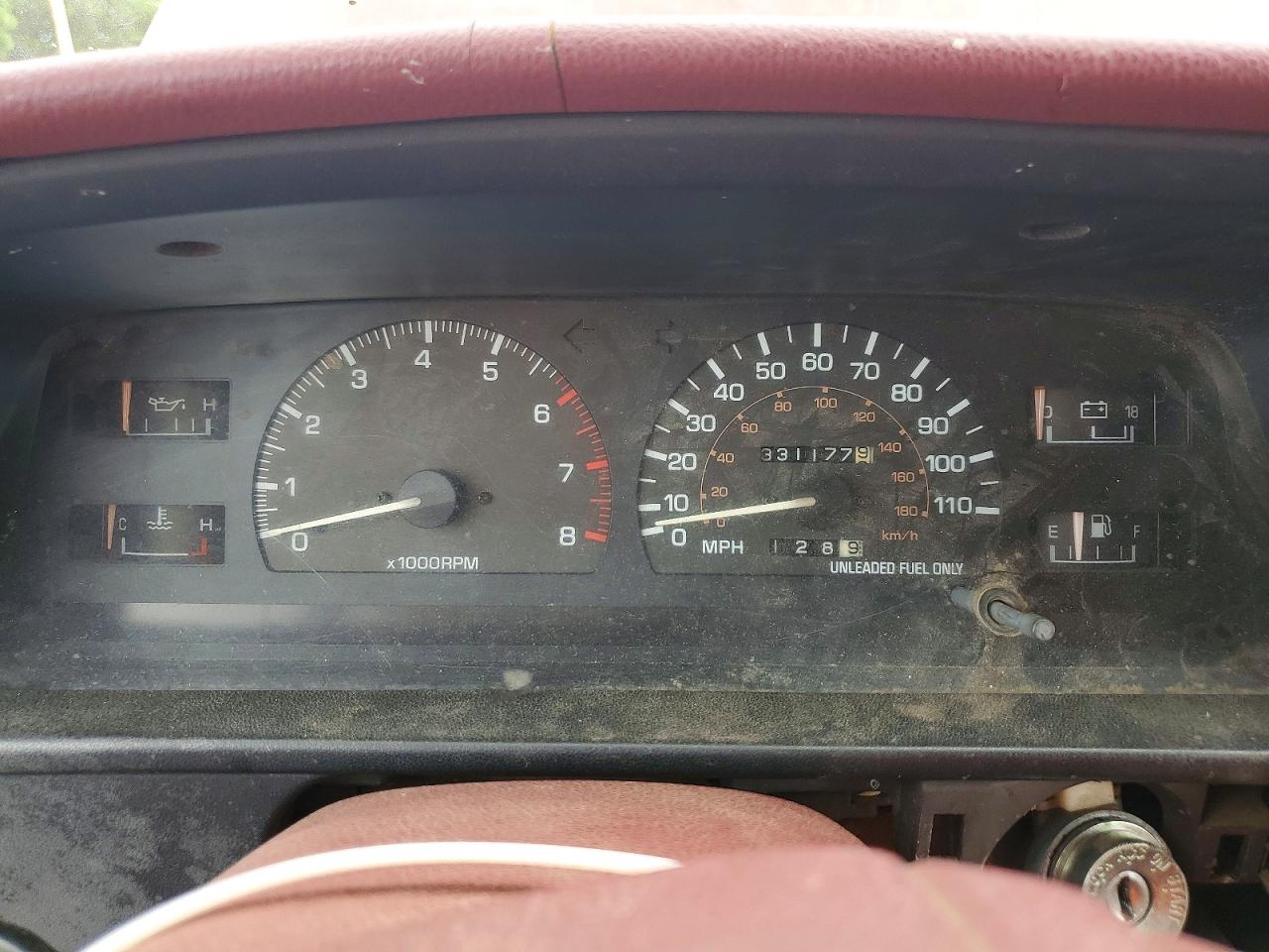 1990 Toyota Pickup 1 Ton Long Bed Dlx Burgundy vin: JT4VN13G8L5029209