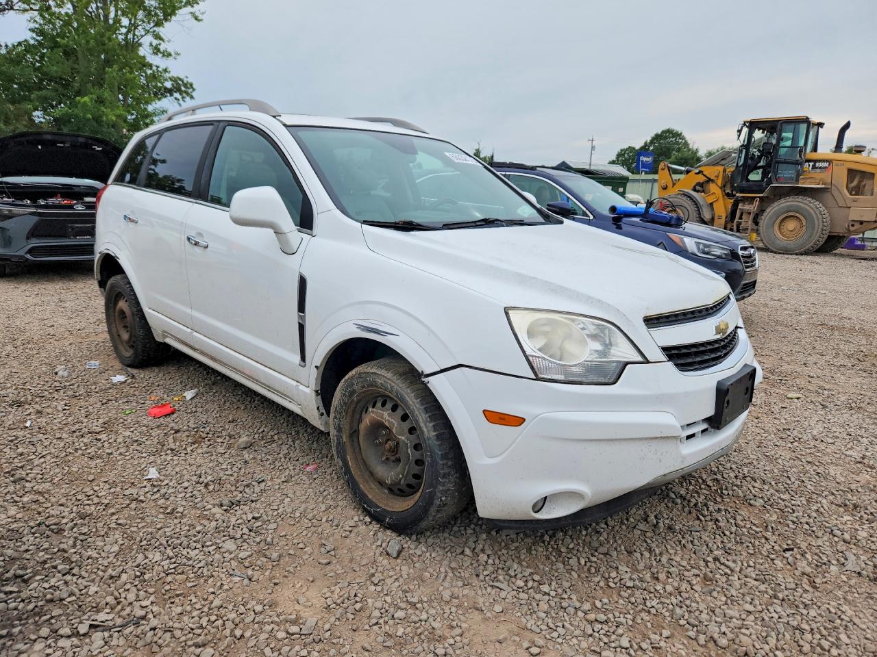 2014 Chevrolet Captiva Ltz White vin: 3GNAL4EKXES676363