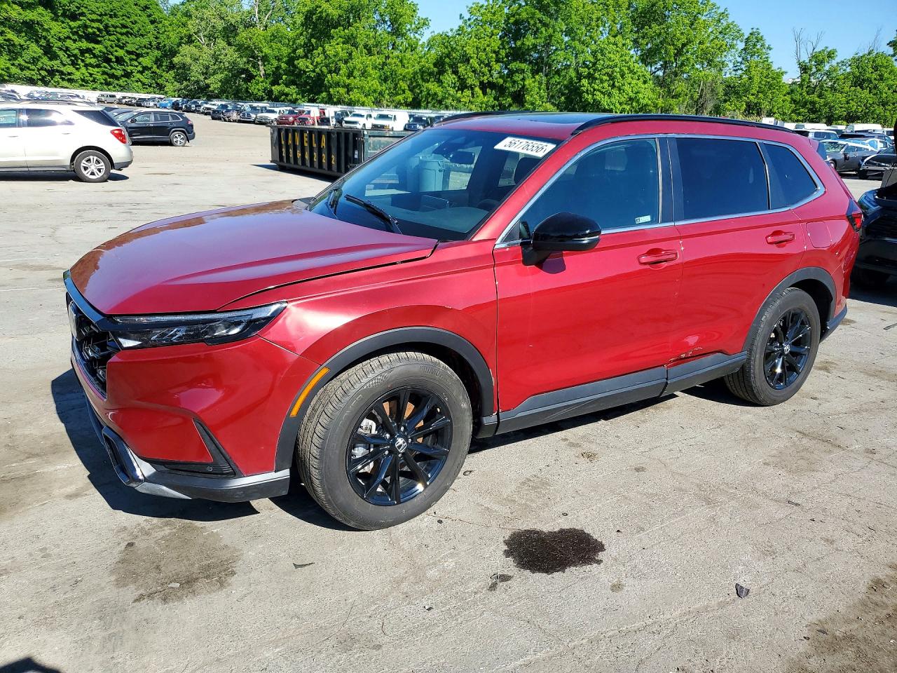 2024 Honda Cr-v Sport-l Red vin: 7FARS6H80RE006494