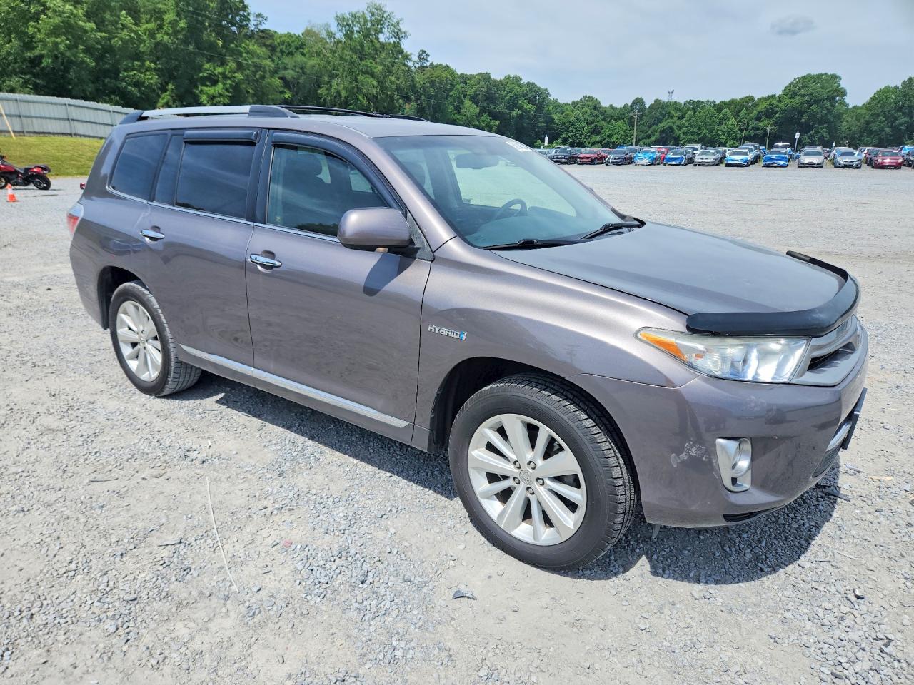 2012 Toyota Highlander Hybrid Limited Gray vin: JTEDC3EH8C2008019